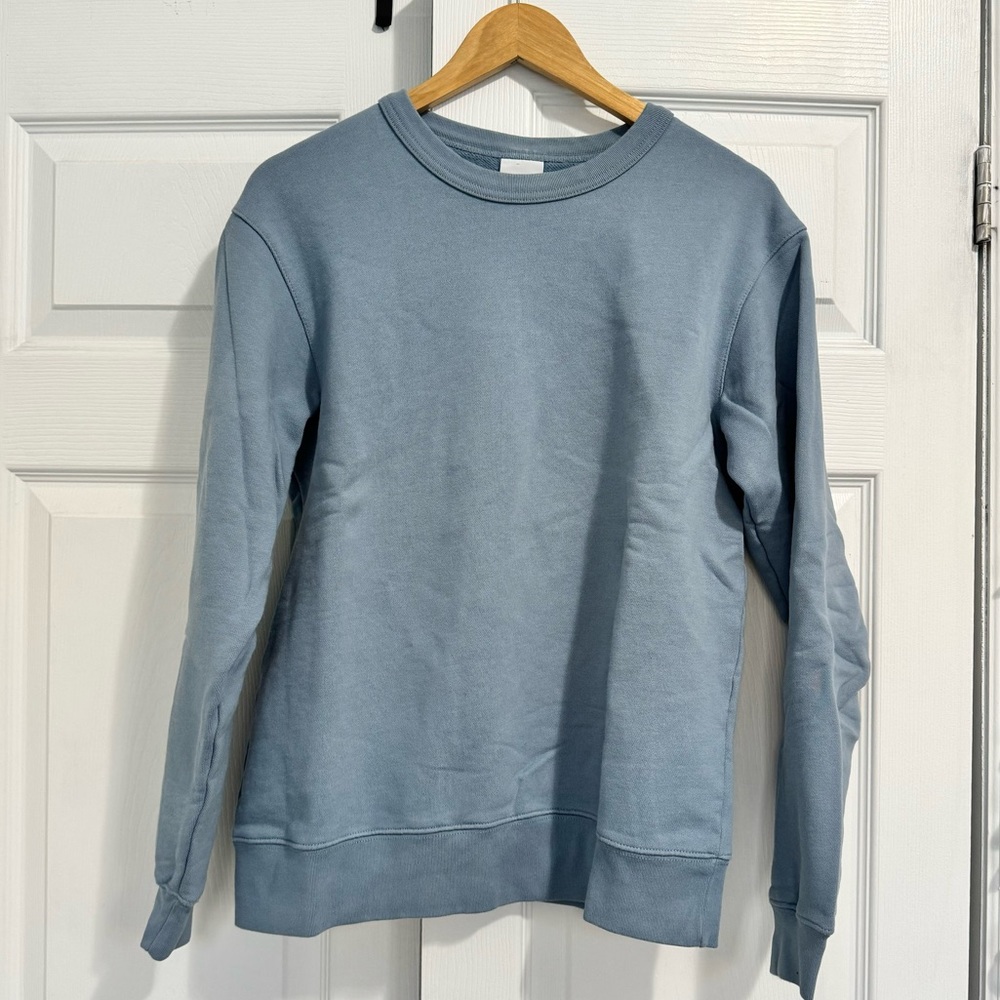 Blue long-sleeved sweater from Zara 100% cotton